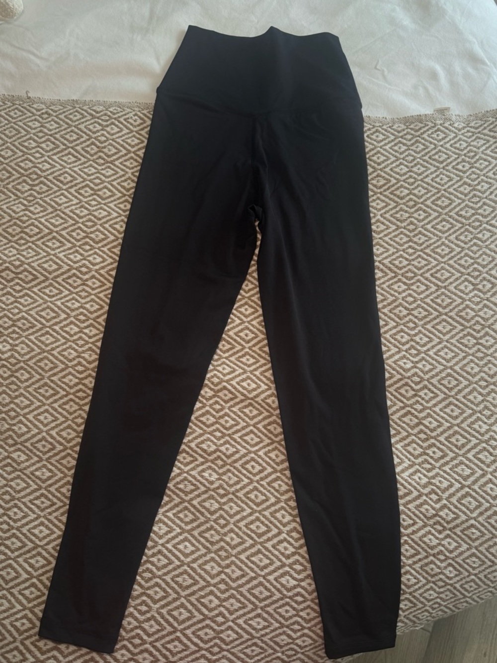 NWT - Black High-Waist Breathable Active Leggings H&M Like - Fitted - Slip On - Picture 2 of 4